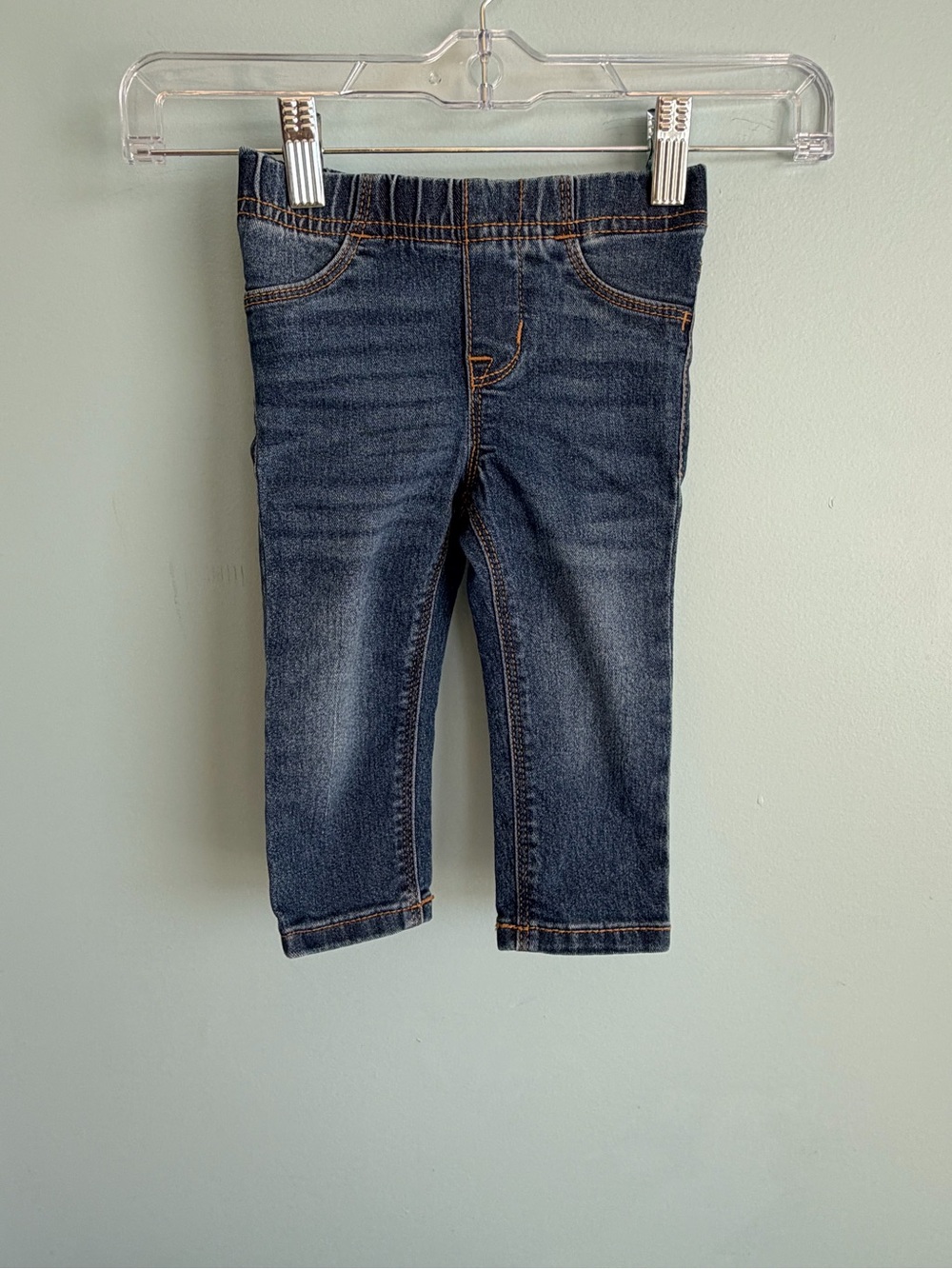 Old Navy Baby 18-24M Pull On Denim Jeggings Stretch Jeans